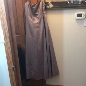 Purple and flower prom dress size 14 dry clean only
